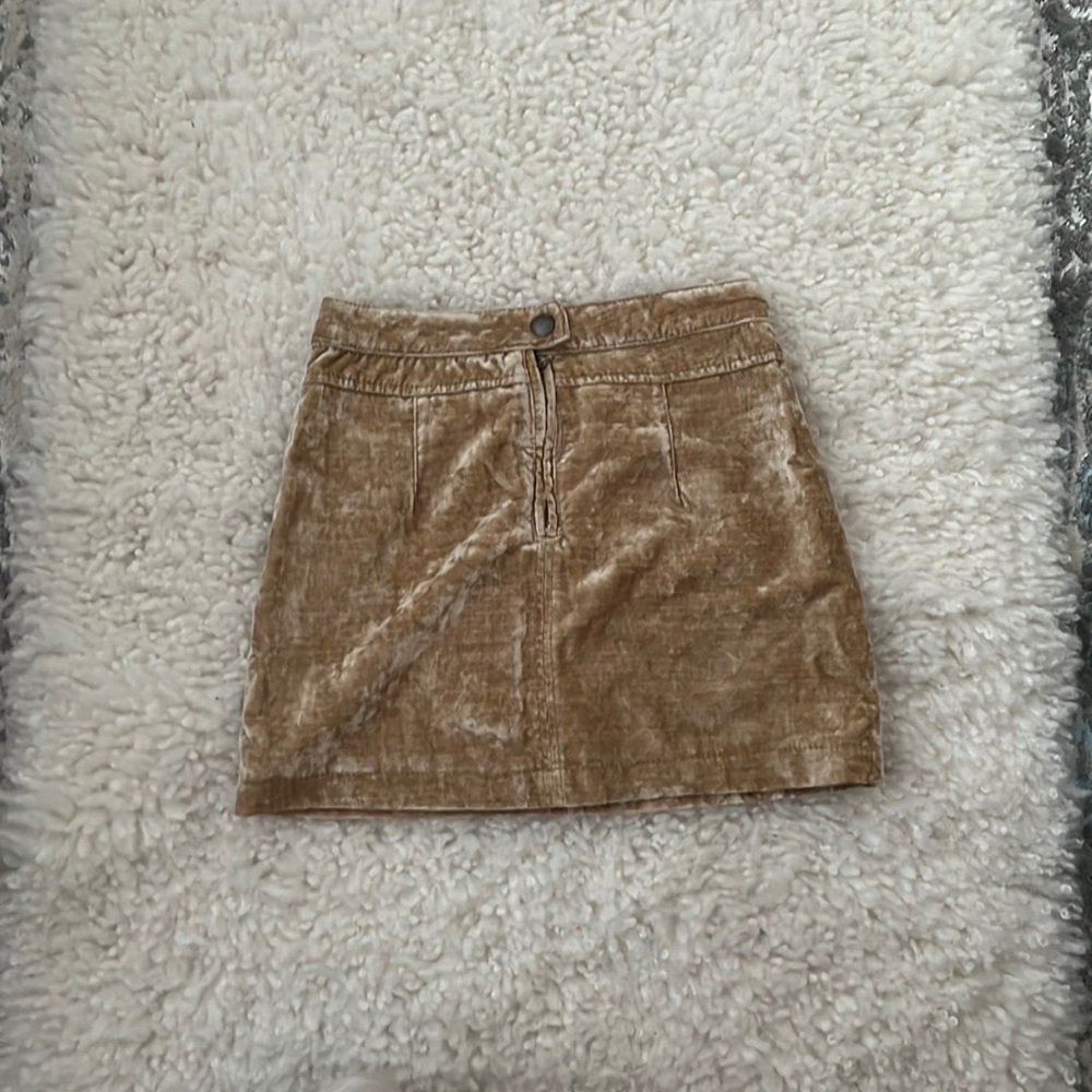 Free people suede skirt